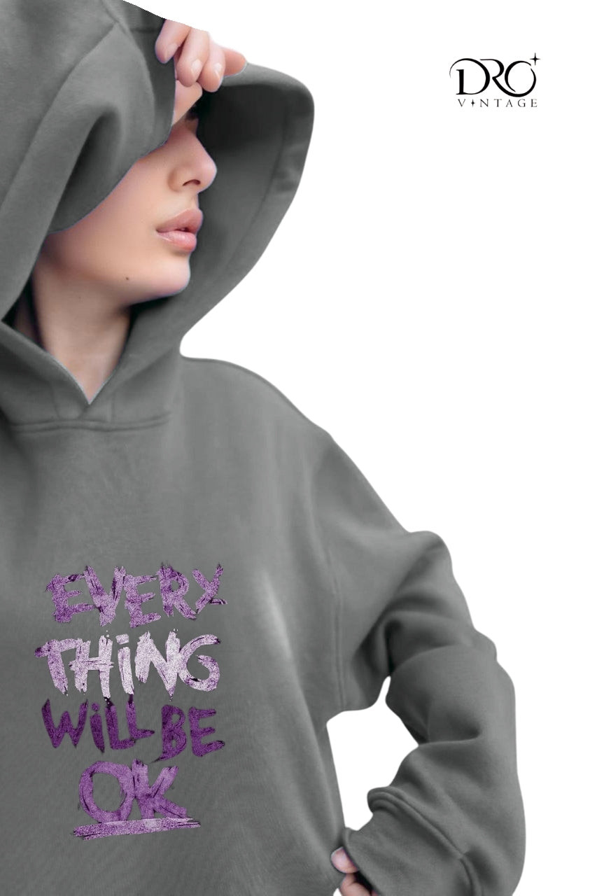 Dro Vintage Everything Will Be OK Hoodie